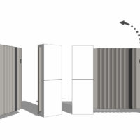 Skica- Hliníkový plot Boston od výrobcu ELMAR